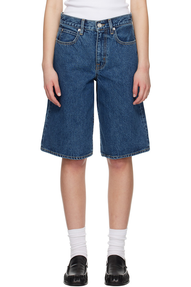 Мешковатые джинсовые шорты grace Slvrlake, синий
Мешковатые джинсовые шорты grace Slvrlake, синий