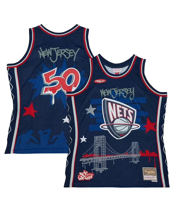 Мужская футболка Tats Cru в стиле Hardwood Classics New Jersey Nets в темно-синем цвете Mitchell & Ness
Мужская футболка Tats Cru в стиле Hardwood Classics New Jersey Nets в темно-синем цвете Mitchell & Ness