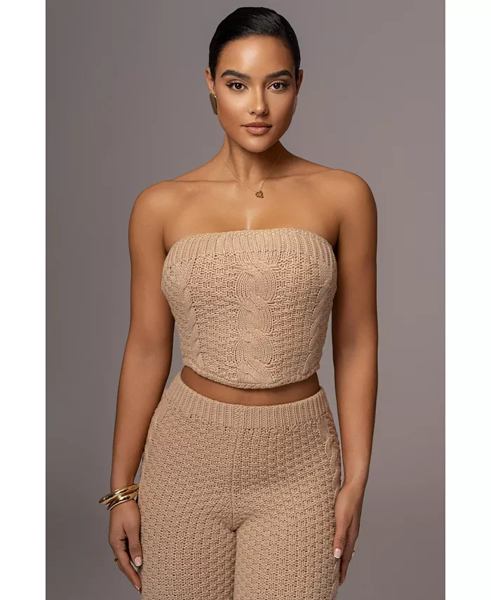 Женский топ Carmela Cable Knit JLUXLABEL, коричневый/бежевый
Женский топ Carmela Cable Knit JLUXLABEL, коричневый/бежевый