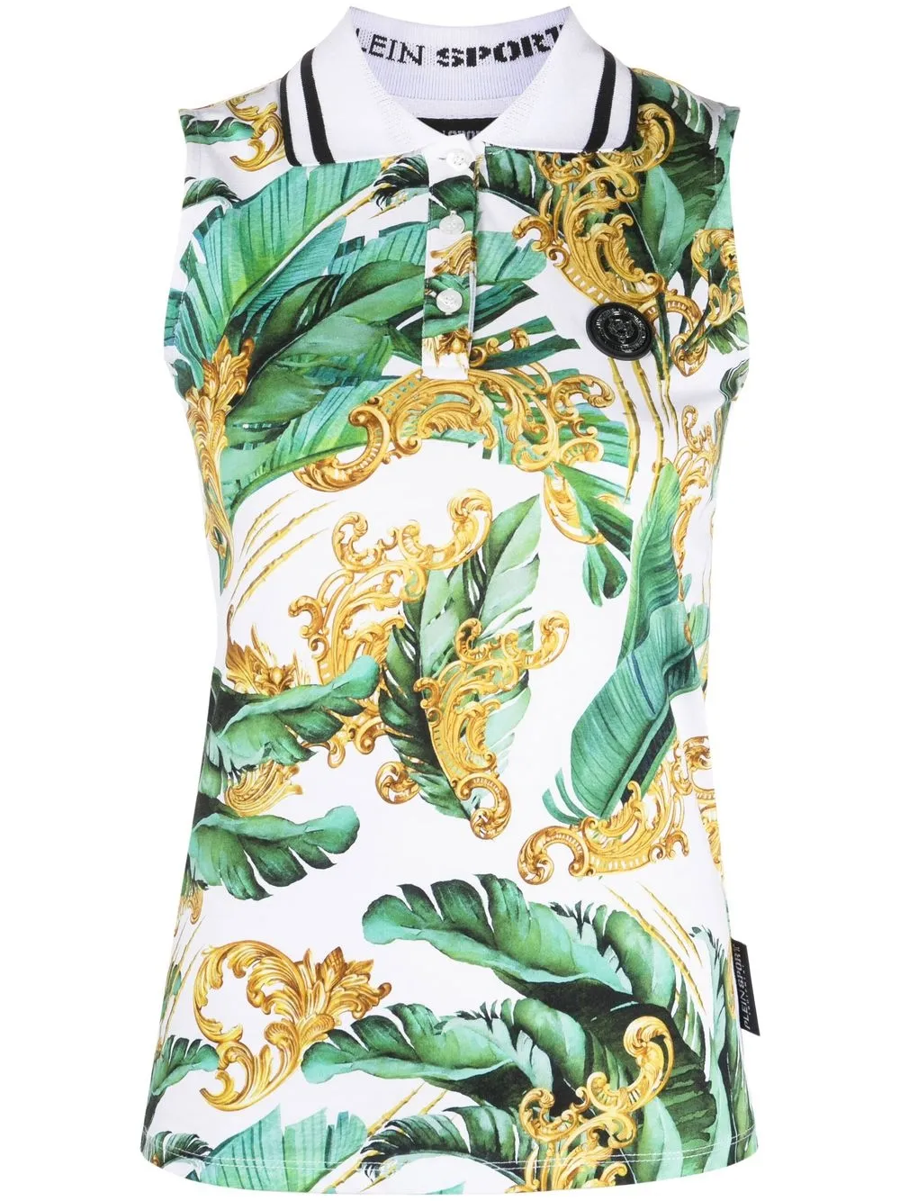 Рубашка поло без рукавов Plein Sport, зеленый
Рубашка поло без рукавов Plein Sport, зеленый