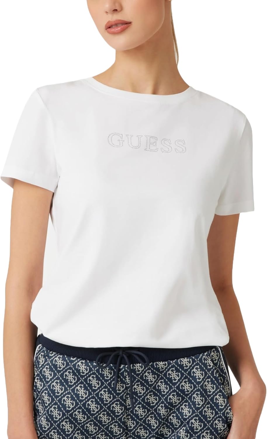 GUESS Женская Футболка Eco Short Sleeve Briana, Pure White, Белый, GUESS Женская Футболка Eco Short Sleeve Briana, Pure White
GUESS Женская Футболка Eco Short Sleeve Briana, Pure White, Белый, GUESS Женская Футболка Eco Short Sleeve Briana, Pure White