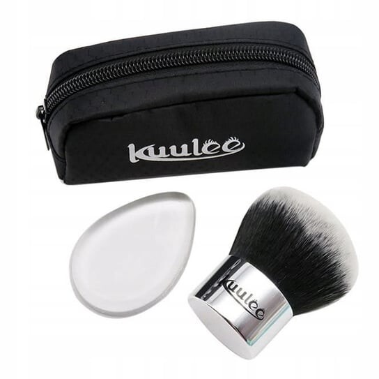 Кисть для макияжа с пудрой Кабуки + футляр + блендер, inna
Кисть для макияжа с пудрой Кабуки + футляр + блендер, inna
