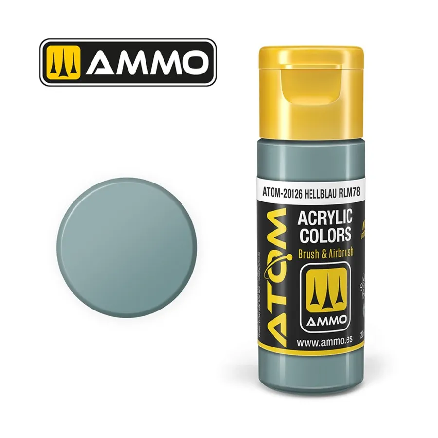 Хеллблау RLM78, ATOM Acrylic Paints
Хеллблау RLM78, ATOM Acrylic Paints