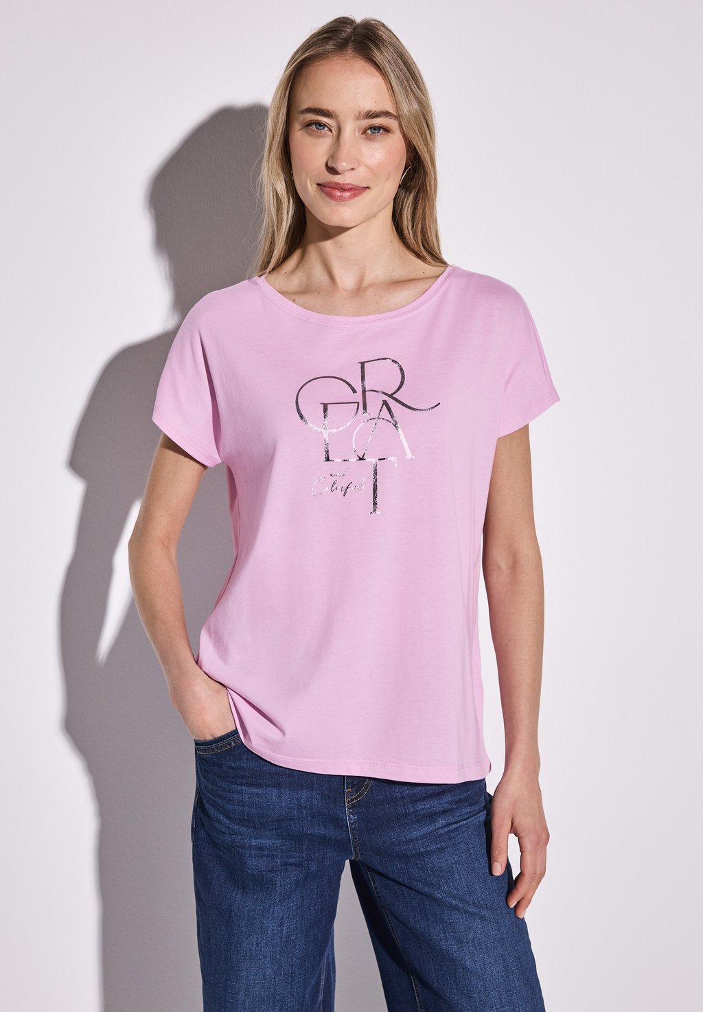 Футболка с принтом MIT FOLIEN WORDING Street One, цвет Rosa
Футболка с принтом MIT FOLIEN WORDING Street One, цвет Rosa