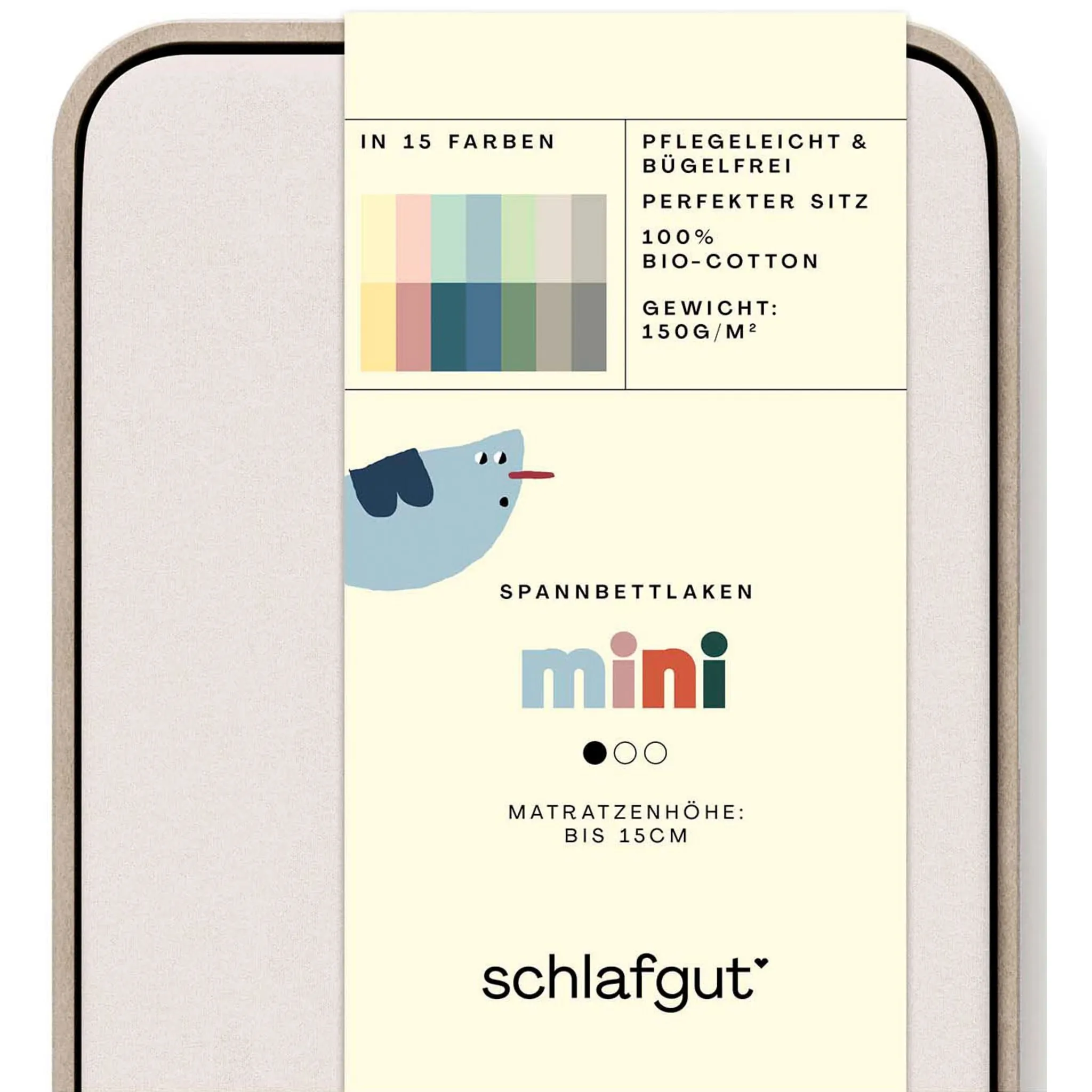 Простыня Schlafgut «Casual Mini», для детей, СДЕЛАНО В ЗЕЛЕНОМ цвете от OEKO-TEX, цвет Sand Light
Простыня Schlafgut «Casual Mini», для детей, СДЕЛАНО В ЗЕЛЕНОМ цвете от OEKO-TEX, цвет Sand Light