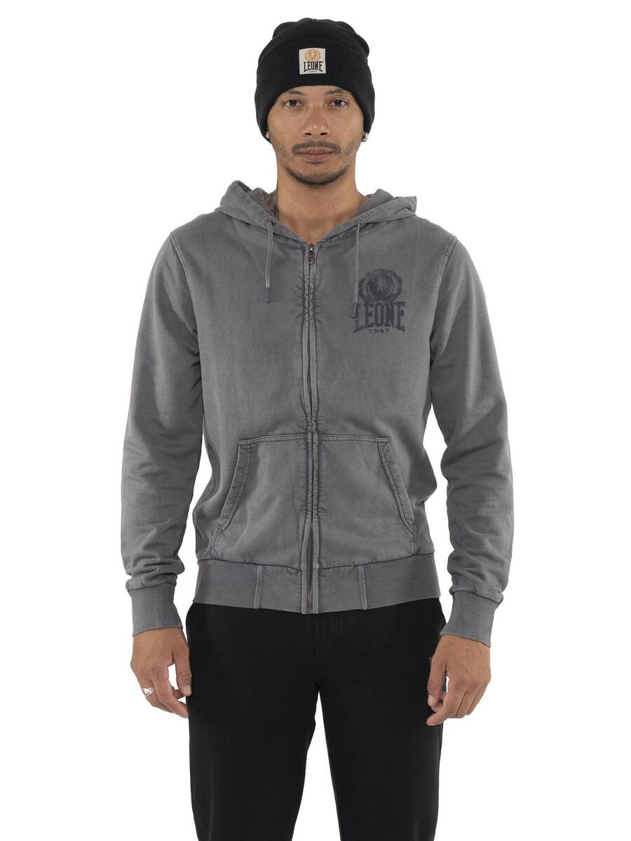 LEONE 1947 APPAREL Мужская толстовка с капюшоном на молнии
LEONE 1947 APPAREL Мужская толстовка с капюшоном на молнии