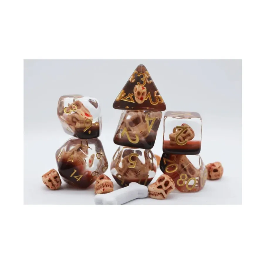 Набор Poly — ископаемый динозавр с золотом (7), Dice Sets - Resin/Acrylic - Black, Grey, White, & Metallics (Foam Brain Games)
Набор Poly — ископаемый динозавр с золотом (7), Dice Sets - Resin/Acrylic - Black, Grey, White, & Metallics (Foam Brain Games)