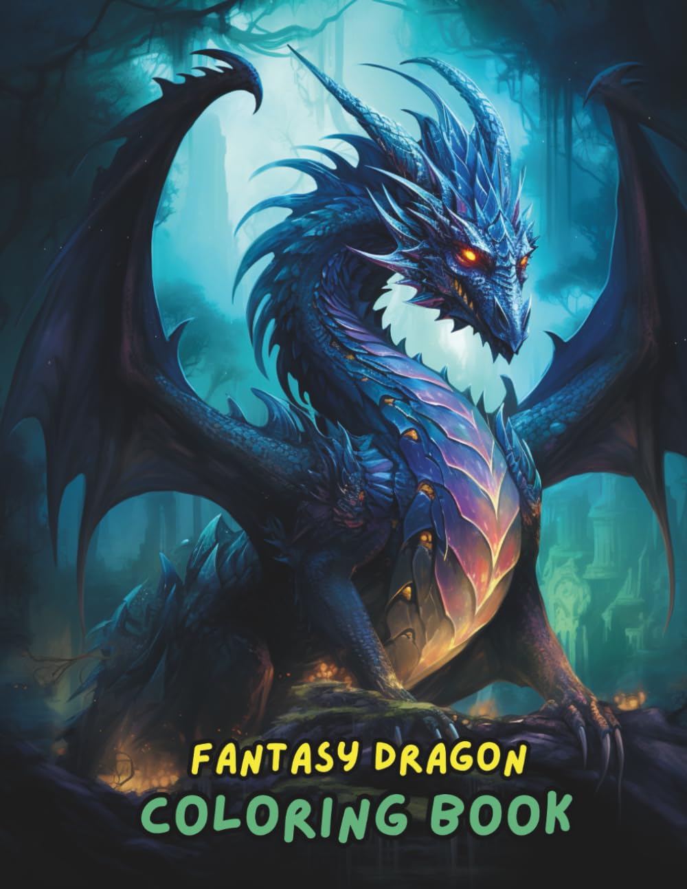 Fantasy Dragon Coloring Book: 100+ Magical Dragons, Mythical Creatures, Castles & Fantasy Worlds to Color for Relaxation and Stress Relief (Adults & Teens, 8.5 x 11) (Independently published)
Fantasy Dragon Coloring Book: 100+ Magical Dragons, Mythical Creatures, Castles & Fantasy Worlds to Color for Relaxation and Stress Relief (Adults & Teens, 8.5 x 11) (Independently published)