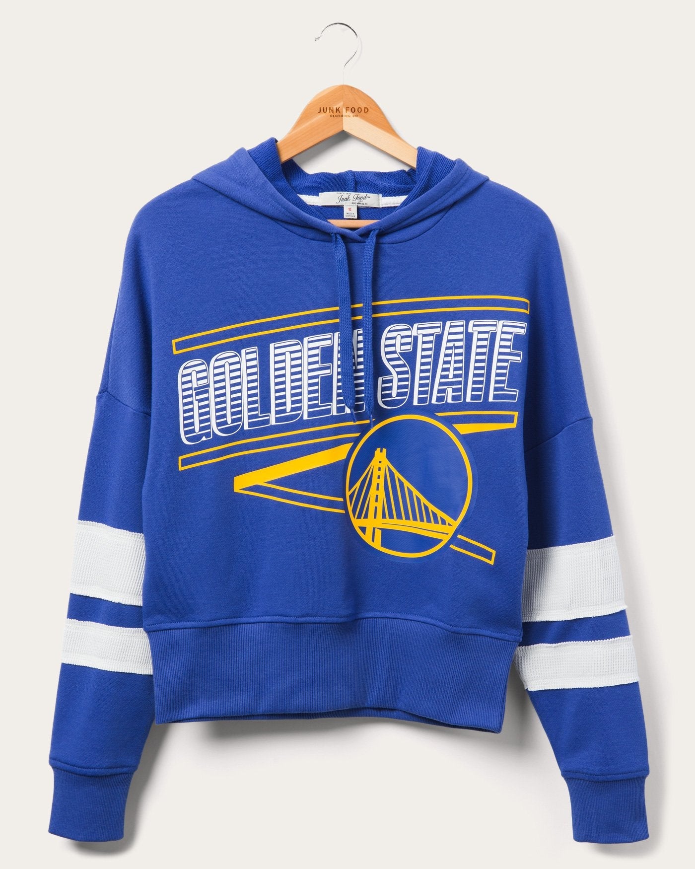 Женская худи Warriors Overtime в полоску из флиса Junk Food Clothing, Liberty
Женская худи Warriors Overtime в полоску из флиса Junk Food Clothing, Liberty