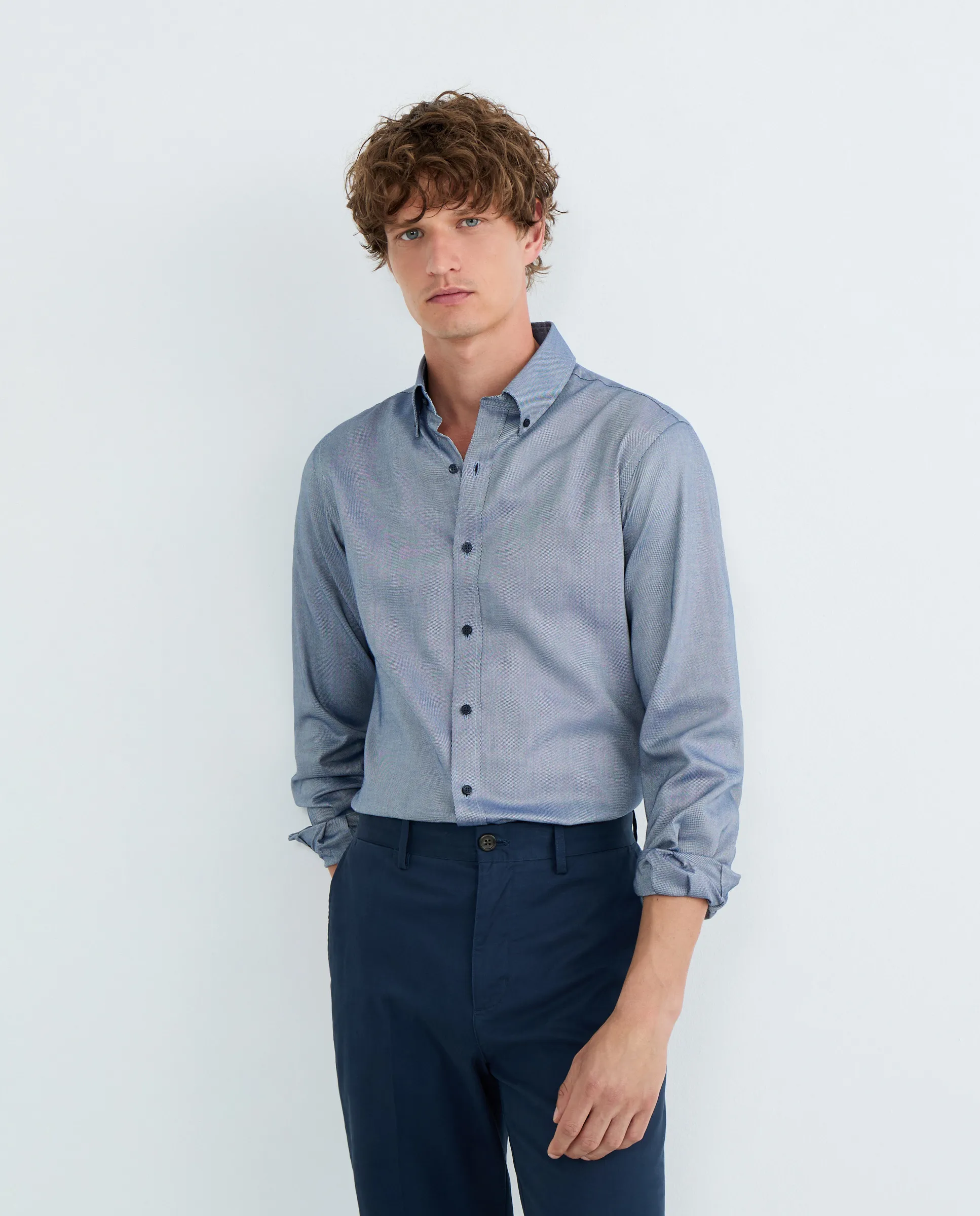 Мужская рубашка без утюжки Rushmore, темно-синий
Мужская рубашка без утюжки Rushmore, темно-синий