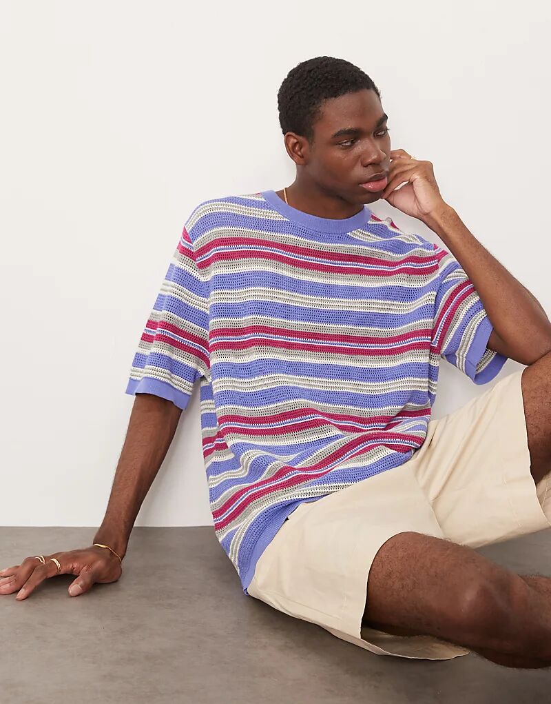 Футболка Cotton On Knit в фиолетовую летнюю полоску Cotton On
Футболка Cotton On Knit в фиолетовую летнюю полоску Cotton On