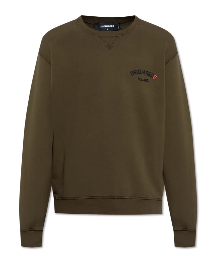 Толстовка с тисненым логотипом Dsquared2, зеленый
Толстовка с тисненым логотипом Dsquared2, зеленый