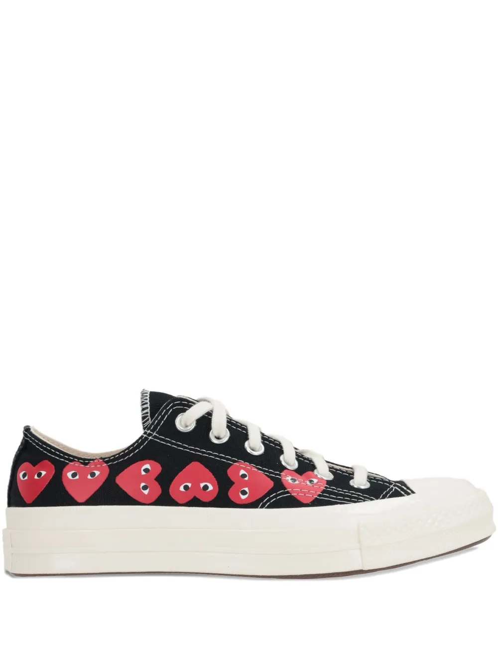 Холщовые кроссовки Chuck 70 Comme Des Garçons Play x Converse, черный 
Холщовые кроссовки Chuck 70 Comme Des Garçons Play x Converse, черный