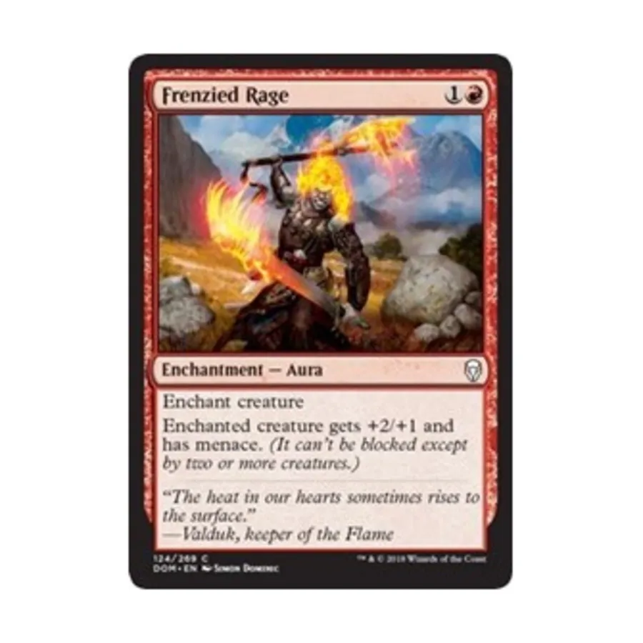 CCG Бешеная ярость (клавиша C), MTG - Dominaria
CCG Бешеная ярость (клавиша C), MTG - Dominaria