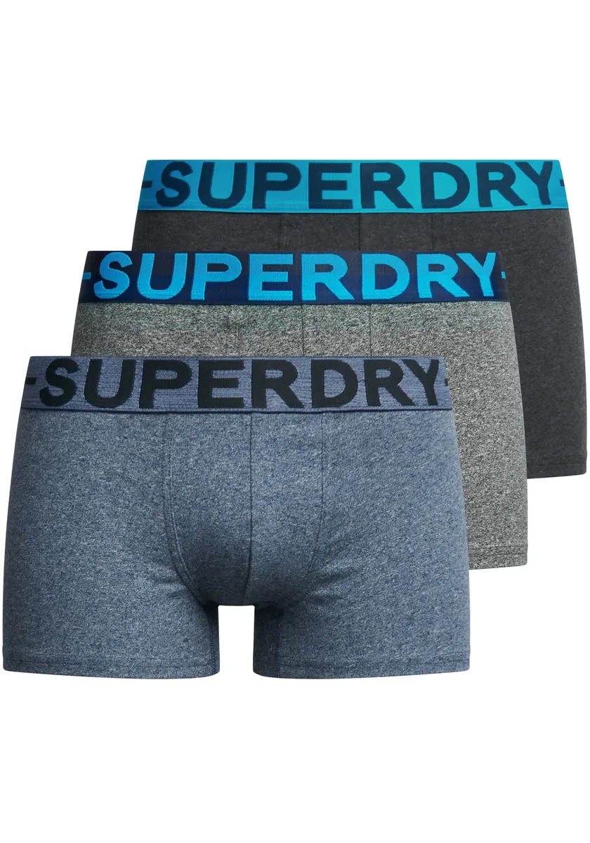 Superdry Trunk "TRUNK TRIPLE PACK" (упаковка, 3 шт.), цвет Raven Black Marl/Karst Mega Grit/Fresh Blue Grit
Superdry Trunk "TRUNK TRIPLE PACK" (упаковка, 3 шт.), цвет Raven Black Marl/Karst Mega Grit/Fresh Blue Grit