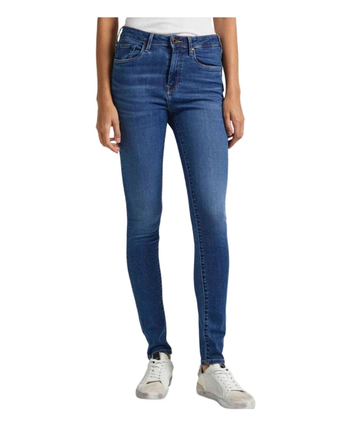 Узкие джинсы с высокой талией Pepe Jeans, синий
Узкие джинсы с высокой талией Pepe Jeans, синий