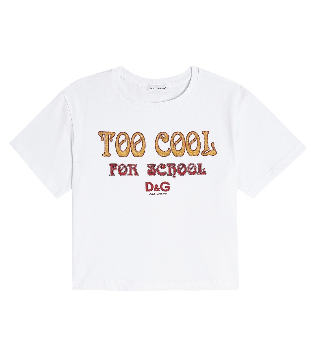 Футболка из хлопкового джерси с логотипом Dolce&Gabbana, белый
Футболка из хлопкового джерси с логотипом Dolce&Gabbana, белый