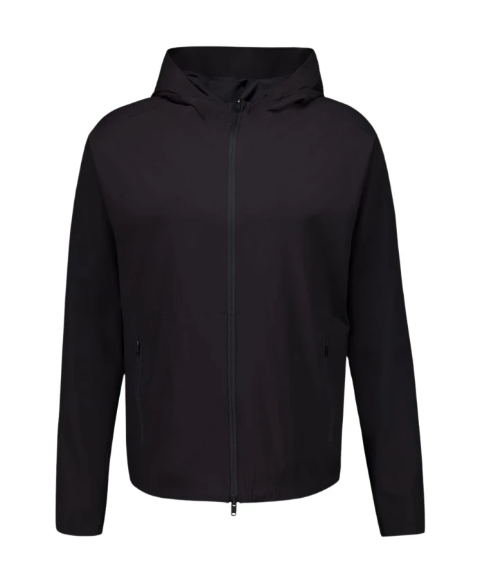 Черная водонепроницаемая куртка с капюшоном Y-3, черный
Черная водонепроницаемая куртка с капюшоном Y-3, черный