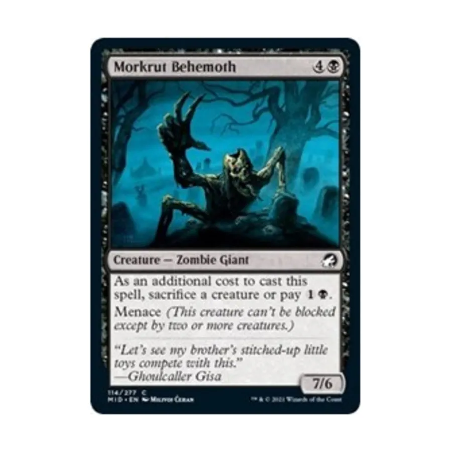 CCG Моркрут Бегемот (К), MTG - Innistrad - Midnight Hunt
CCG Моркрут Бегемот (К), MTG - Innistrad - Midnight Hunt