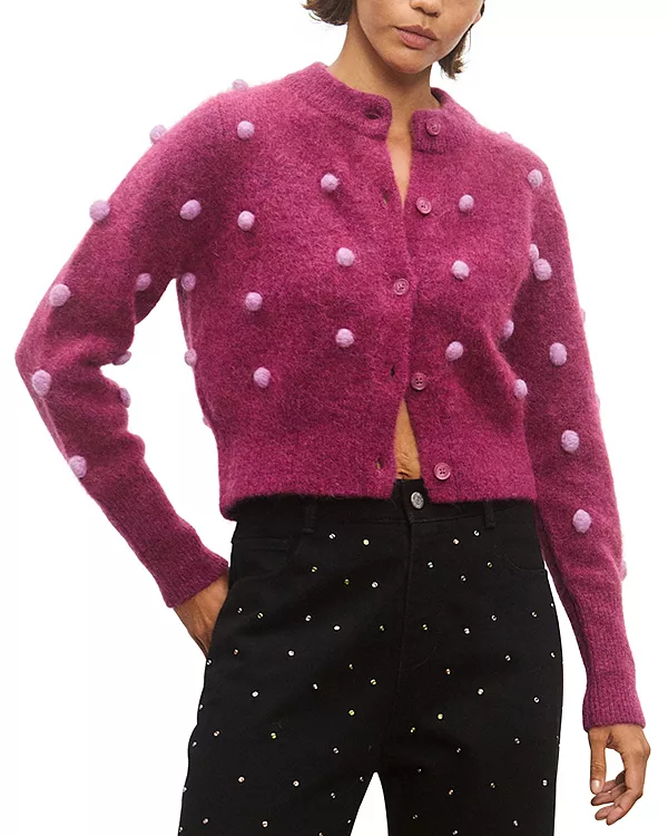 Укороченный кардиган Elia Alémais, фиолетовый
Укороченный кардиган Elia Alémais, фиолетовый