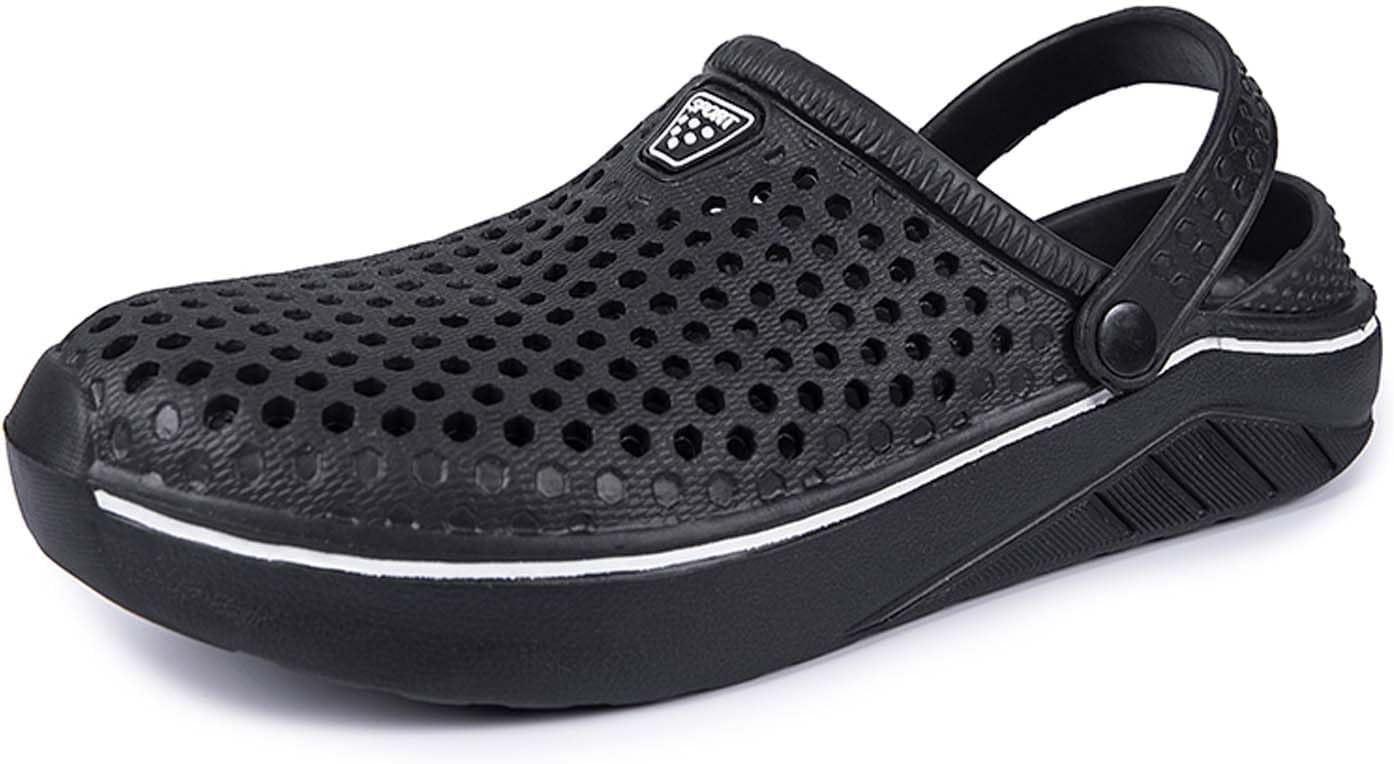 Садовые сабо для мужчин и женщин Lnistride, пляжные сандалии, банные тапочки, противоскользящие, дышащие и быстро сохнущие обувь, черный
Садовые сабо для мужчин и женщин Lnistride, пляжные сандалии, банные тапочки, противоскользящие, дышащие и быстро сохнущие обувь, черный