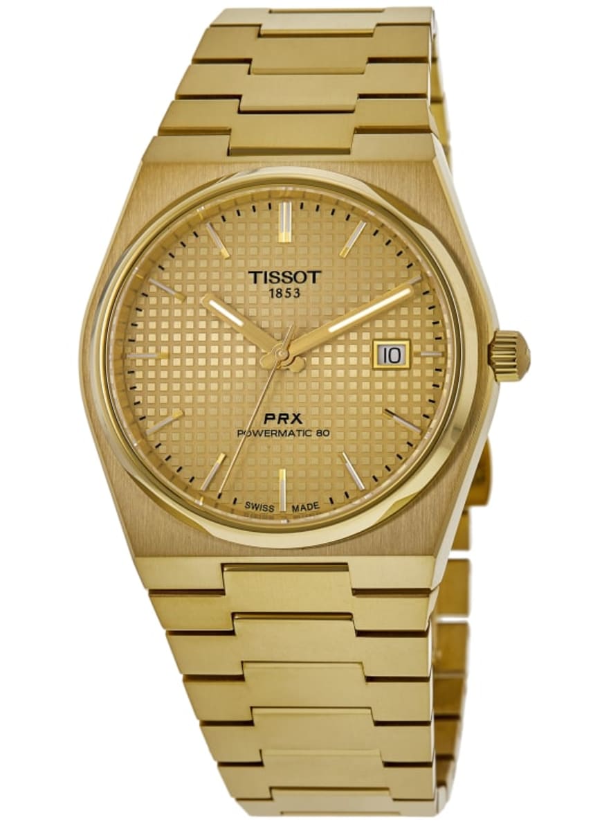 Tissot PRX Powermatic 80 Автоматические мужские часы с золотисто-стальным циферблатом цвета шампанского T137.407.33.021.00, цвет champagne
Tissot PRX Powermatic 80 Автоматические мужские часы с золотисто-стальным циферблатом цвета шампанского T137.407.33.021.00, цвет champagne