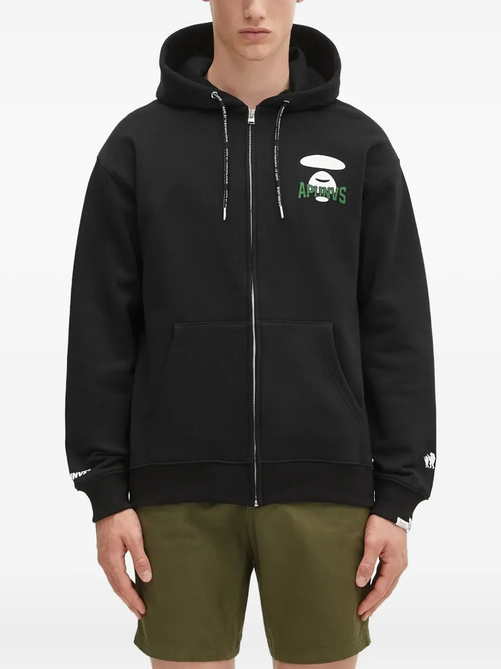 Худи на молнии с логотипом AAPE BY *A BATHING APE, черный
Худи на молнии с логотипом AAPE BY *A BATHING APE, черный