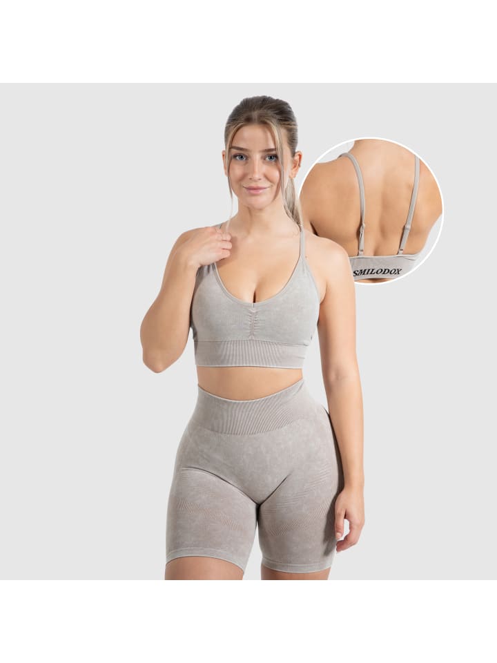 SMILODOX Спортивный бюстгальтер Batik Acid Vera Scrunch светло-коричневого цвета
SMILODOX Спортивный бюстгальтер Batik Acid Vera Scrunch светло-коричневого цвета