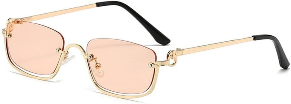 Женские солнцезащитные очки маленького размера, металлическая полуободковая оправа, винтажный стиль, защита от УФ-излучения UV400, модные узкие очки TYUVIVO, Champagne
Женские солнцезащитные очки маленького размера, металлическая полуободковая оправа, винтажный стиль, защита от УФ-излучения UV400, модные узкие очки TYUVIVO, Champagne