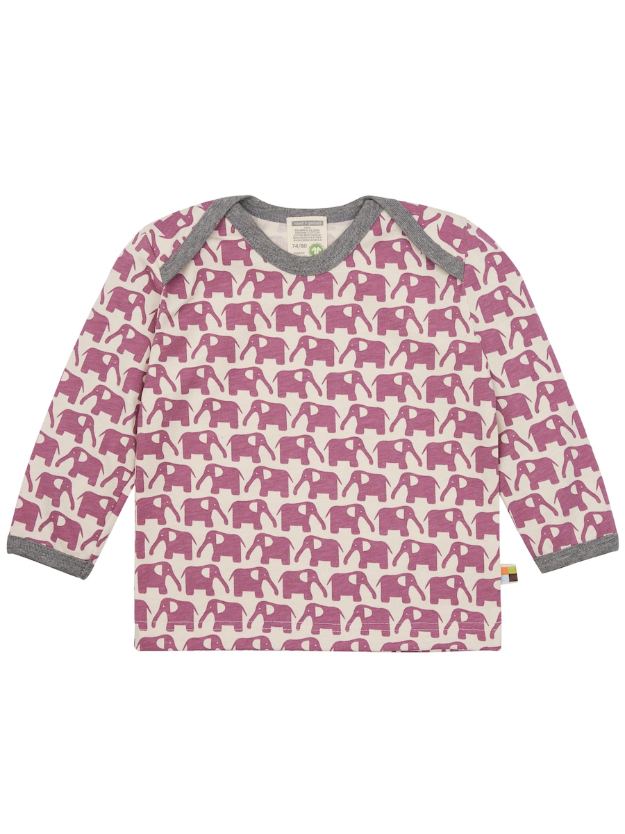 Рубашка loud + proud Elefanten, Berry
Рубашка loud + proud Elefanten, Berry