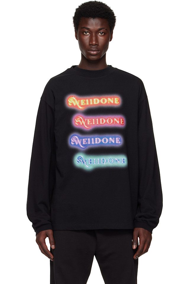 Футболка с неоновым логотипом We11Done, черный
Футболка с неоновым логотипом We11Done, черный