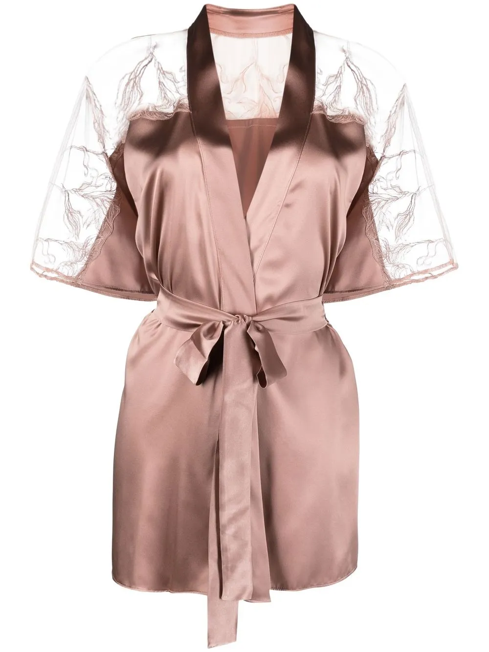 Халат Lilian с кружевной вставкой Fleur Of England, розовый
Халат Lilian с кружевной вставкой Fleur Of England, розовый