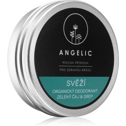 Angelic Органический дезодорант «Fresh» Зеленый чай и грейпфрутовый крем-дезодорант 50 мл
Angelic Органический дезодорант «Fresh» Зеленый чай и грейпфрутовый крем-дезодорант 50 мл