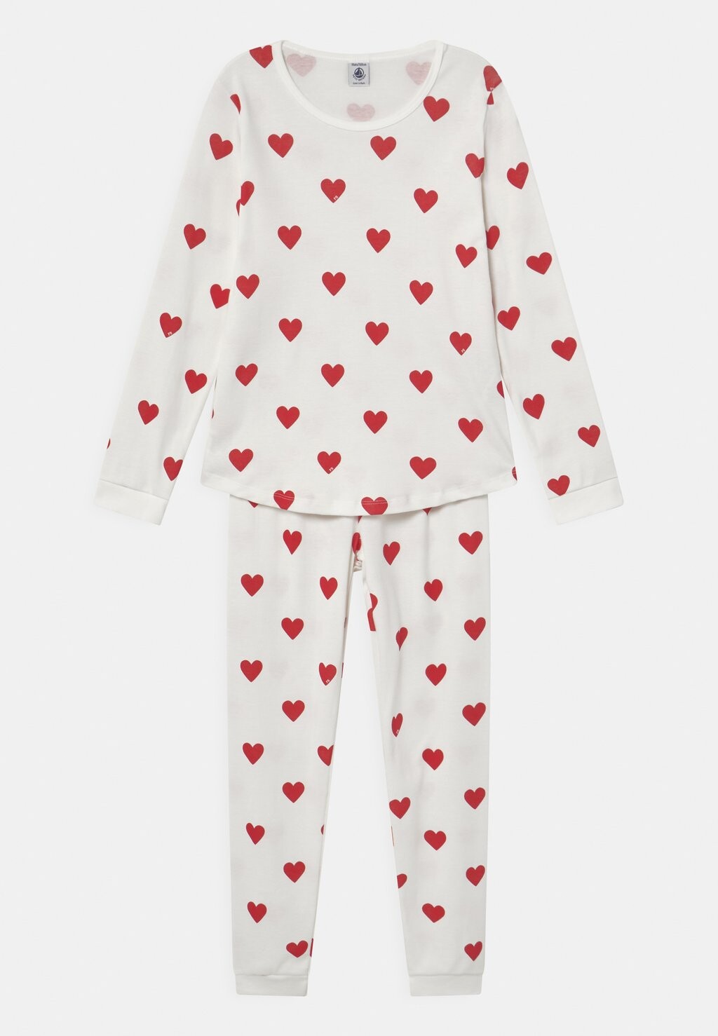 Пижама Heart Petit Bateau, цвет marshmallow/terkuit
Пижама Heart Petit Bateau, цвет marshmallow/terkuit