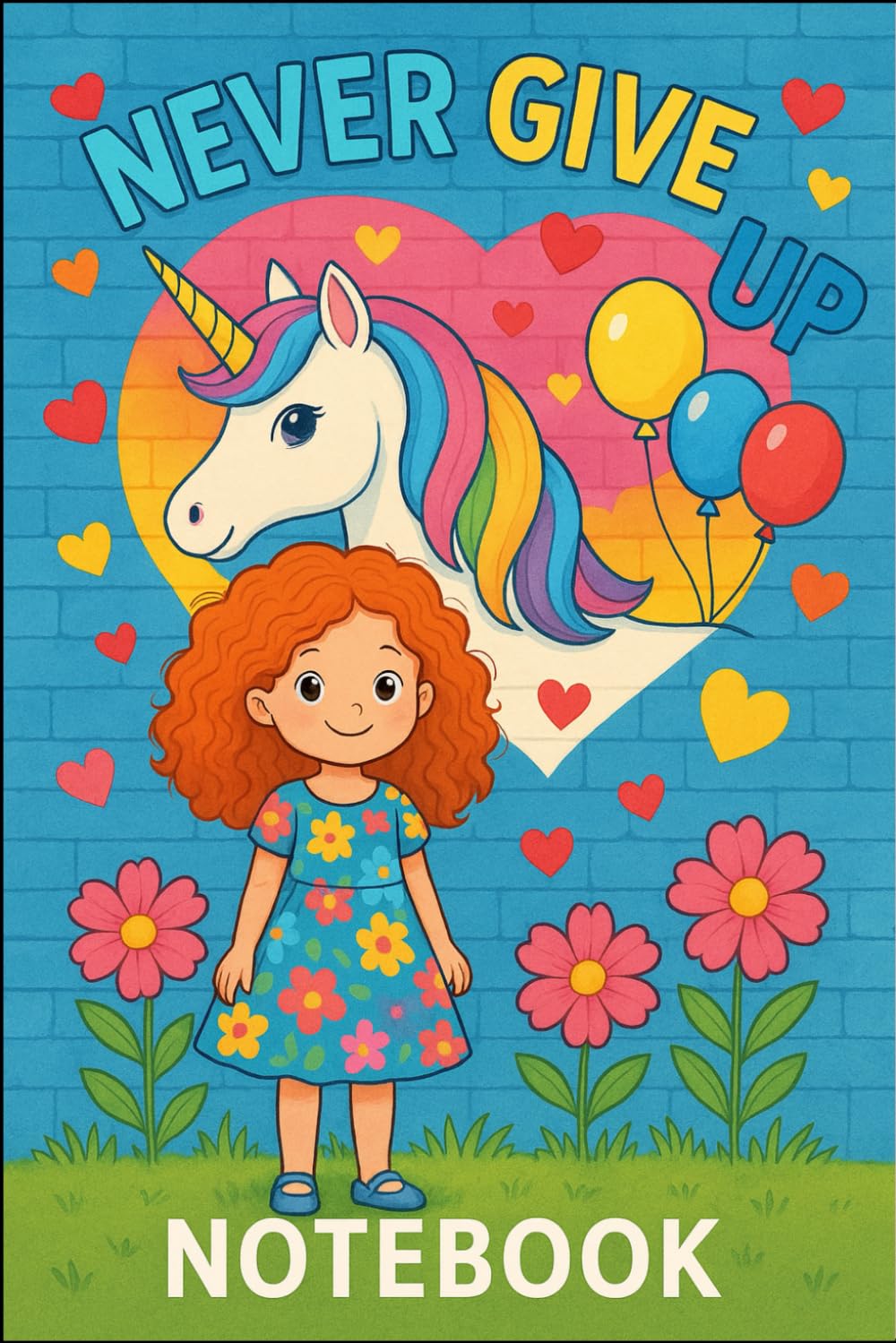Never Give Up Notebook - Cute Unicorn Wall Art & Smiling Girl | Bright & Inspiring 6x9 Lined Blank Notebook for Students: Colorful Motivational ... Girl, Lined Journal for Unicorns Lovers (Independently published)
Never Give Up Notebook - Cute Unicorn Wall Art & Smiling Girl | Bright & Inspiring 6x9 Lined Blank Notebook for Students: Colorful Motivational ... Girl, Lined Journal for Unicorns Lovers (Independently published)