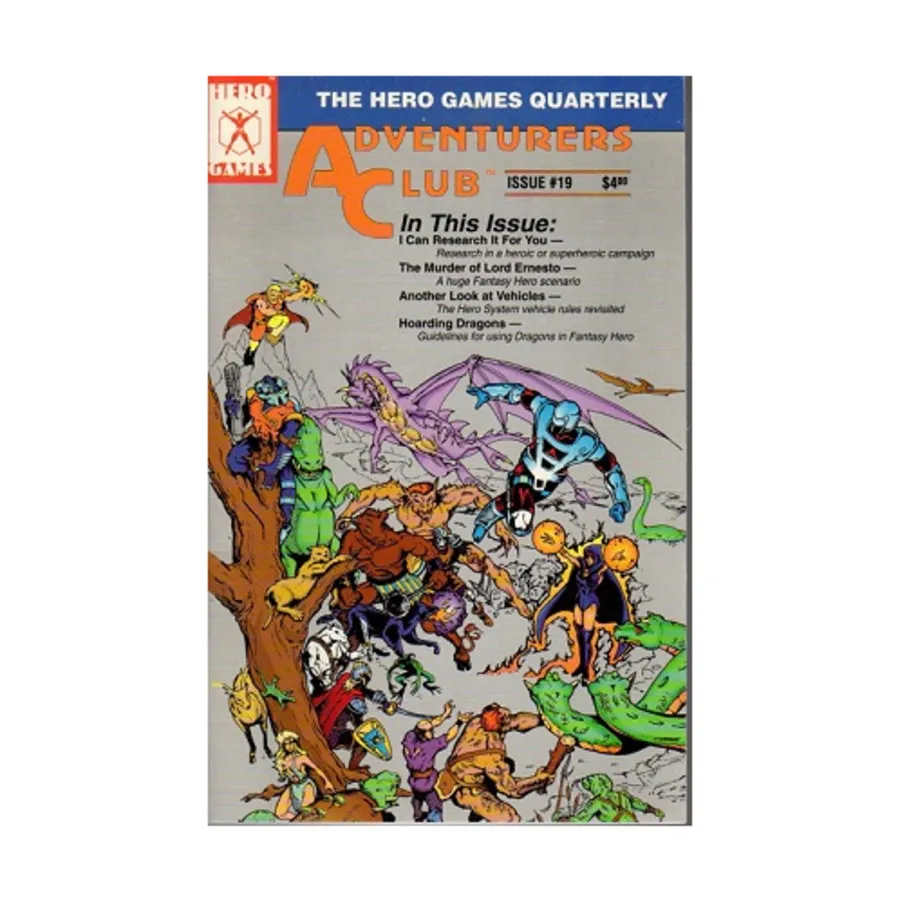 Журнал #19 "Huge Fantasy Hero Adventure, Vehicles, Hoarding Dragons", Adventurer's Club Magazine
Журнал #19 "Huge Fantasy Hero Adventure, Vehicles, Hoarding Dragons", Adventurer's Club Magazine