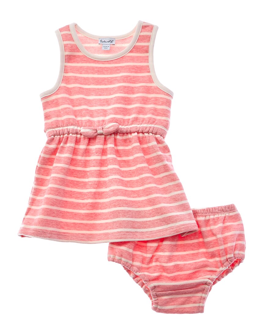 Великолепный комплект из платья и шорт Boardwalk Stripe Splendid, розовый 
Великолепный комплект из платья и шорт Boardwalk Stripe Splendid, розовый