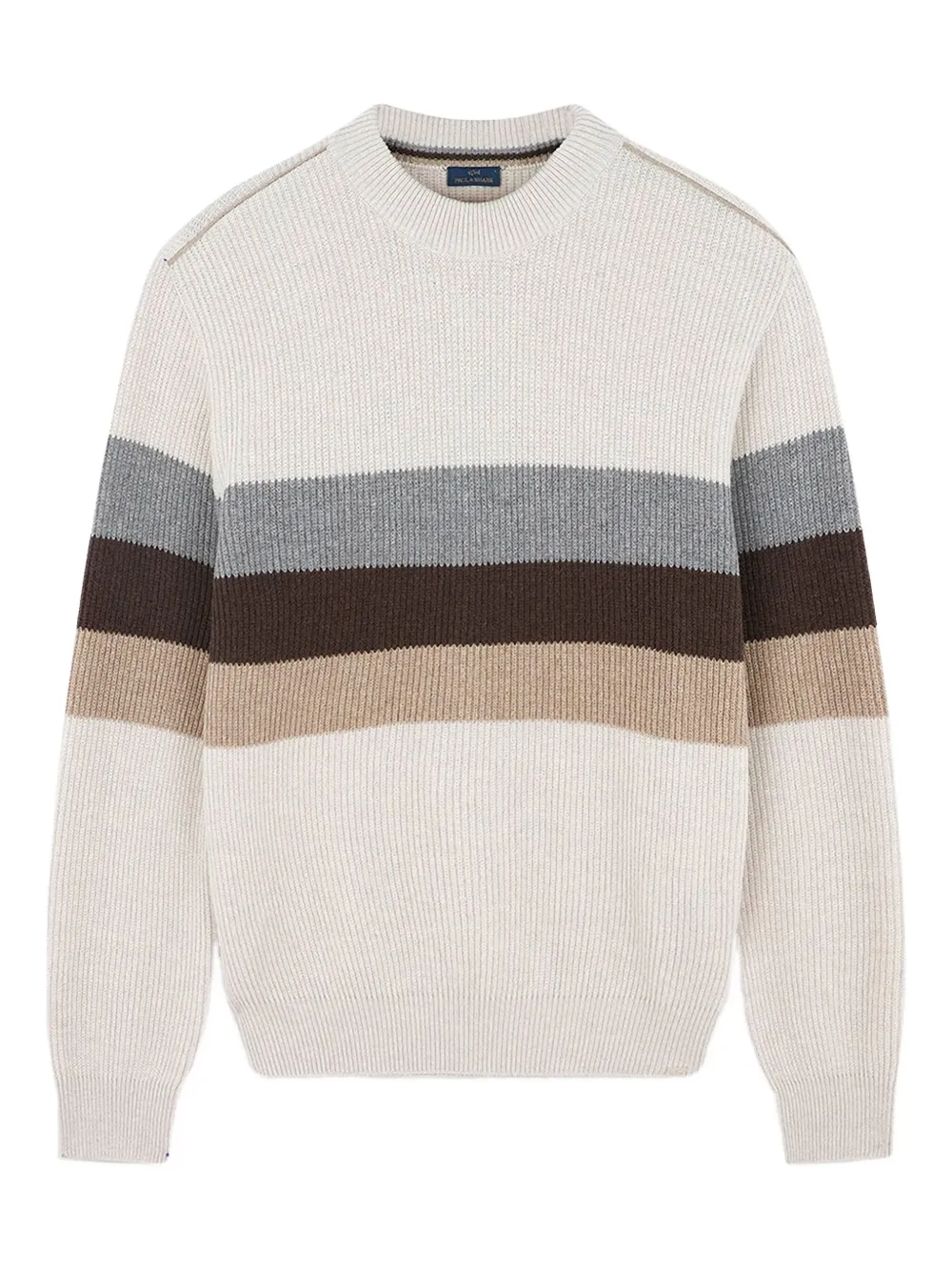 Свитер с круглым вырезом и рубчатой вязкой Paul & Shark, нейтральный
Свитер с круглым вырезом и рубчатой вязкой Paul & Shark, нейтральный