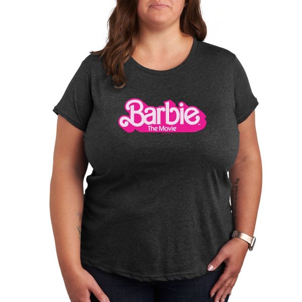 Футболка с логотипом фильма больших размеров Barbie, серый
Футболка с логотипом фильма больших размеров Barbie, серый
