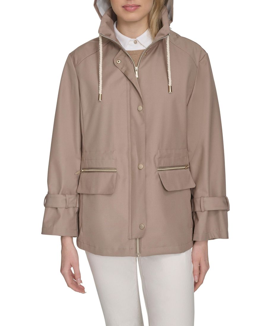 Женская дождевая куртка свободного кроя в тонкую полоску, размер 29 дюймов Cole Haan Signature, Light taupe
Женская дождевая куртка свободного кроя в тонкую полоску, размер 29 дюймов Cole Haan Signature, Light taupe