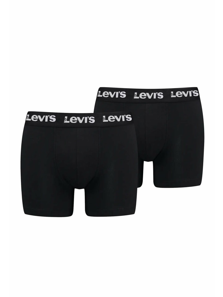 Levis Мужские облегающие боксерские трусы черного цвета
Levis Мужские облегающие боксерские трусы черного цвета
