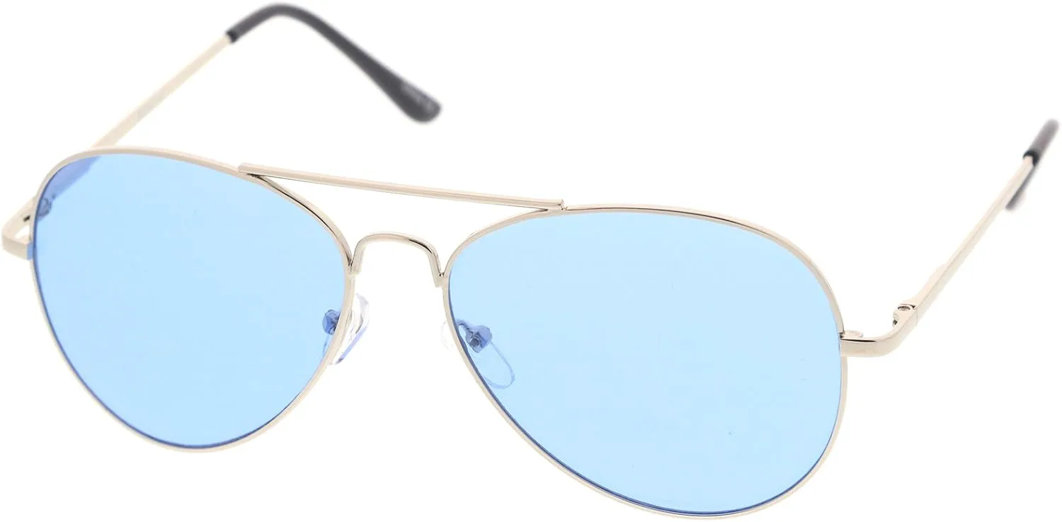 Солнцезащитные очки-авиаторы zeroUV Classic в металлической оправе с цветными каплевидными линзами, диаметр линз 57 мм, 3-pack Deluxe | Red + Purple + Dark Blue
Солнцезащитные очки-авиаторы zeroUV Classic в металлической оправе с цветными каплевидными линзами, диаметр линз 57 мм, 3-pack Deluxe | Red + Purple + Dark Blue