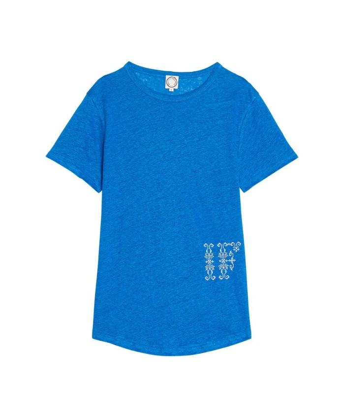 Льняная футболка Кобальта Ines De La Fressange Paris, синий
Льняная футболка Кобальта Ines De La Fressange Paris, синий