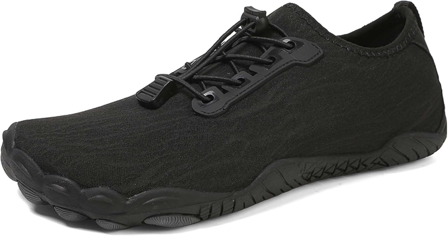 Мужские водные туфли, женские с эффектом босых ног, с широким носком, быстро сохнут, для пляжа, бассейна, акваспорта, многофункциональные для йоги, фитнеса, велоспорта с нулевым перепадом Generic, черный
Мужские водные туфли, женские с эффектом босых ног, с широким носком, быстро сохнут, для пляжа, бассейна, акваспорта, многофункциональные для йоги, фитнеса, велоспорта с нулевым перепадом Generic, черный