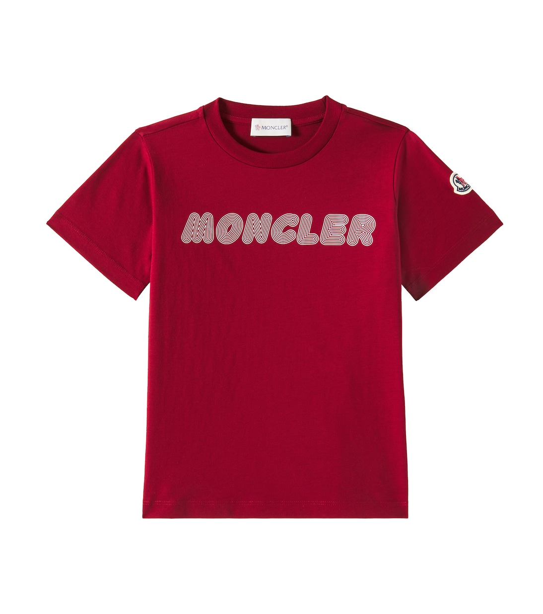 Футболка из хлопкового джерси с принтом логотипа Moncler Enfant, красный
Футболка из хлопкового джерси с принтом логотипа Moncler Enfant, красный