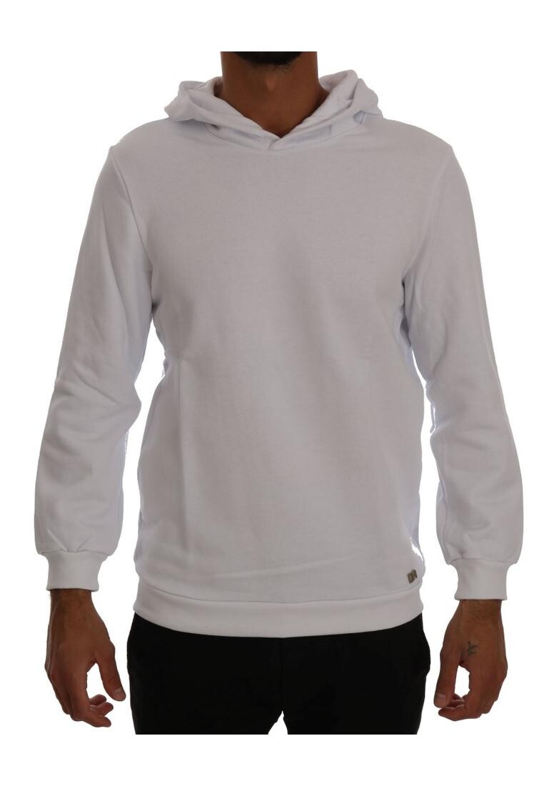 Хлопковый свитер с капюшоном Daniele Alessandrini, белый
Хлопковый свитер с капюшоном Daniele Alessandrini, белый