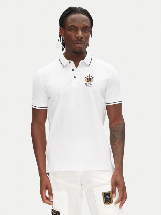 Рубашка поло облегающего кроя 251PO1850P191 Aeronautica Militare, белый
Рубашка поло облегающего кроя 251PO1850P191 Aeronautica Militare, белый