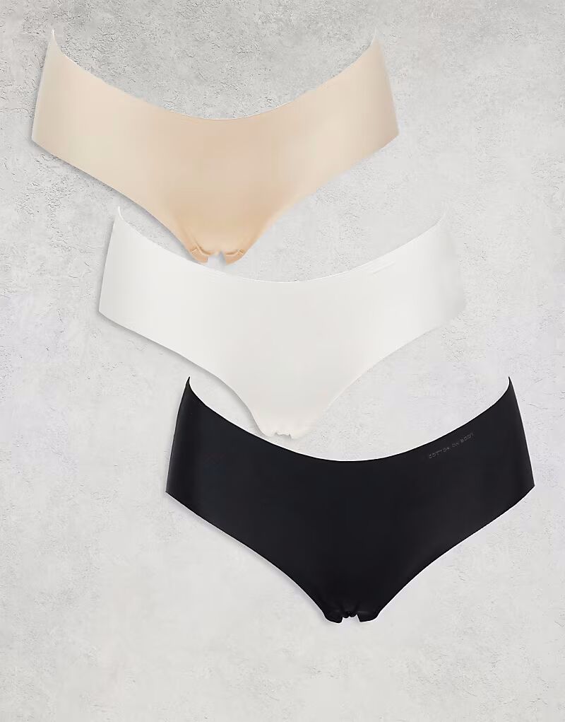 Трусики из бесшовного кружева «хлопок на», упаковка черного, фраппе и кремового цветов Cotton:On
Трусики из бесшовного кружева «хлопок на», упаковка черного, фраппе и кремового цветов Cotton:On