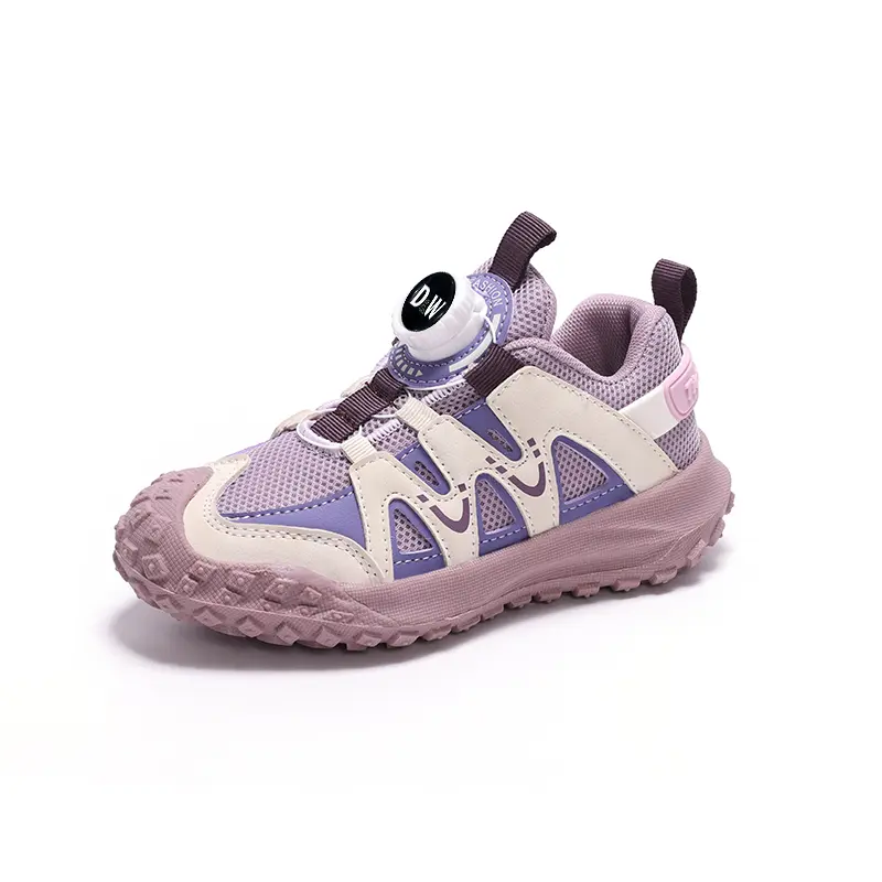 Нескользящие, износостойкие, дышащие низкие кроссовки для бега для детей D&W, розовый 
Нескользящие, износостойкие, дышащие низкие кроссовки для бега для детей D&W, розовый