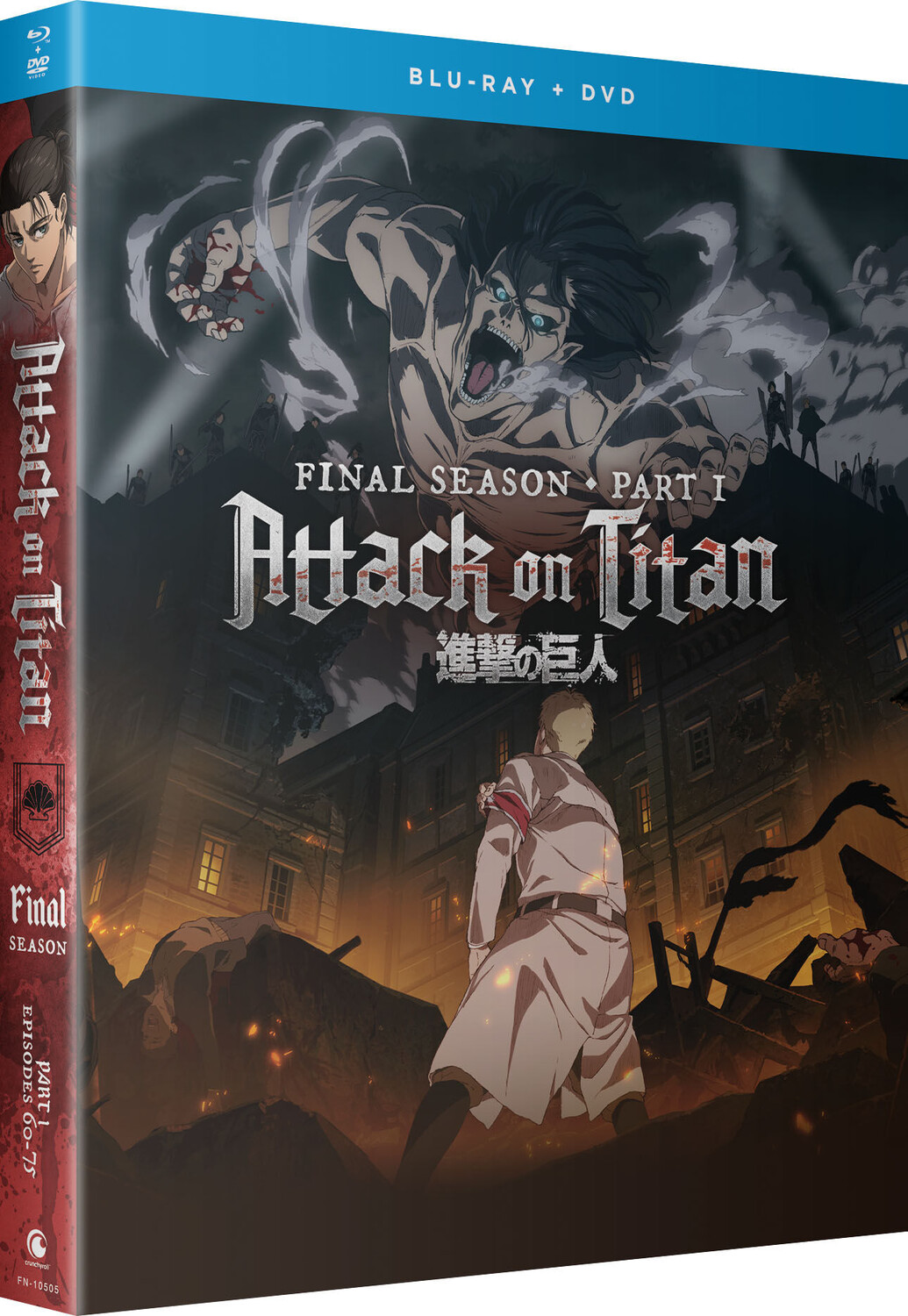 Blu-Ray диск Attack on Titan The Final Season Part 1 Blu-ray/DVD
Blu-Ray диск Attack on Titan The Final Season Part 1 Blu-ray/DVD